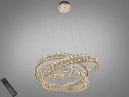 LED люстра Romin підвіс золото 92 Вт з пультом