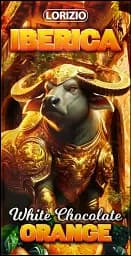 Шоколад Lorizio апельсиновий білий "IBERICA" 100 г