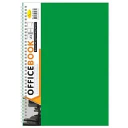 Блокнот Апельсин А4  АП-1502 80 листів пружина збоку зелений       
