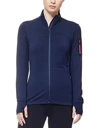 Кофта Icebreaker Terra LS Zip Admiral/Pop Pink S (1052-103 092 403 S) - мініатюра 2