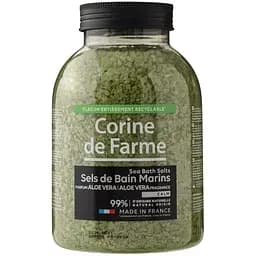 Сіль морська для ванни Corine de Farme Алое вера 1.4 кг