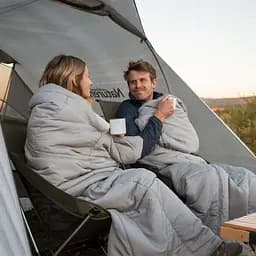 Спальний мішок двомісний Naturehike NH21MSD05, блакитний - мініатюра 7