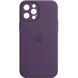 Чехол Silicone Case Full Camera Protective AA для iPhone 12 Pro Max 6.7" Фиолетовый / Amethyst