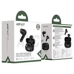 Навушники Acefast бездротові W1 Active Noise Cancelling true wireless earbuds чорні - мініатюра 2