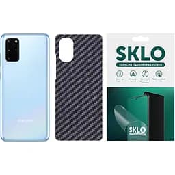 Захисна плівка SKLO Back тил Carbon для Samsung Galaxy S10 Чорний