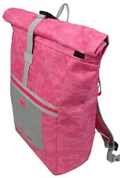 Рюкзак жіночий Rolltop Uncle IAN313561 22L  Рожевий - мініатюра 3