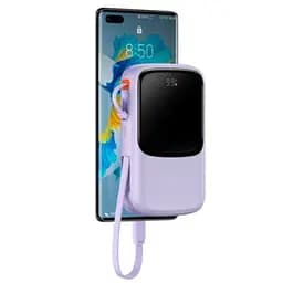Портативна батарея Baseus Qpow 10000 mAh 15 W Type-C PPQD050005 фіолетова - мініатюра 4