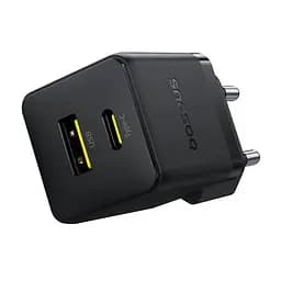 МЗП Baseus Palm Fast Charger 20W (1USB-A/1C) + кабель Type-C to Type-C (P10111608) Cluster Black - мініатюра 3