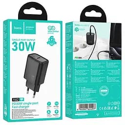 МЗП Hoco N62 Gentle PD30W (1USB-C) Black - мініатюра 3