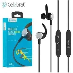 Bluetooth наушники с микрофоном Celebrat A11 Черный