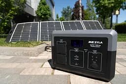2E Портативна електростанція Syla, 1500 Вт, 1280 Вт/год, WiFi/BT, паралельне підключення, швидка зарядка - мініатюра 2