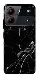 Чехол Demsky Черный мрамор для ZTE Blade A54 4G