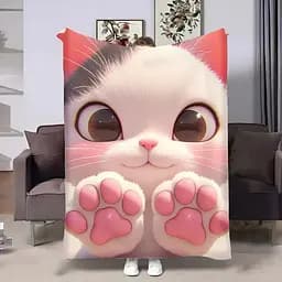 Плед 3D Котячі обіймашки 4438_A 17963 160х200 см