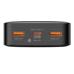 Зовнішній акумулятор BASEUS Bipow Digital Display 20000 mAh 20 W (P10022008112-01) чорний - мініатюра 4