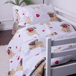 Комплект постільної білизни MirSon Kids Time 17-0566 Pug-dog дитячий - мініатюра 2