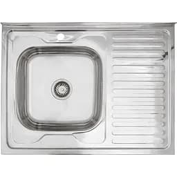 Кухонная мойка Kroner KRP Polierte - 6080L (0,6 мм) (CV022817)