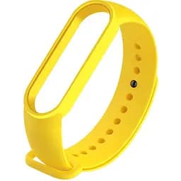 Ремінець Uwatch Replacement Silicone Band For Xiaomi Mi Band 5/6/7 Yellow