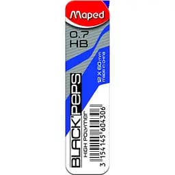 Стрижні до механічних олівців Maped HB 0.7 мм (MP.560430)