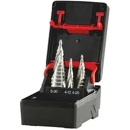 Набір ступінчастих свердел Wurth HSS SMART STEP (D4-30 мм), 3 шт. ZEBRA (арт. 0694450003)
