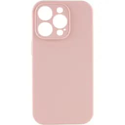 Чохол Silicone Case із захистом камери Full Apple iPhone 15 Pro Max Chalk Pink