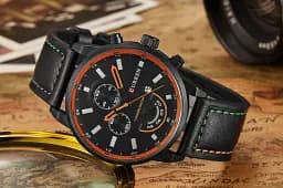 Годинник наручний Curren 8217 Black (18684) - мініатюра 4