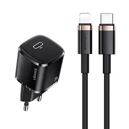 Адаптер сетевой USAMS T36 Type-C to Lightning cable XFK Super Cube Series CC124 20W black