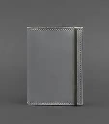 Кожаная обложка для паспорта 1.0 серая