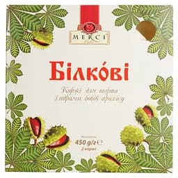 Коржі для торта Merci Білкові з ядрами бобів арахісу 450 г  - мініатюра 2