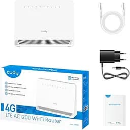 Маршрутизатор Cudy LT500E, AC1200 Wi-Fi 4G LTE-Cat4 Router (LT500E)