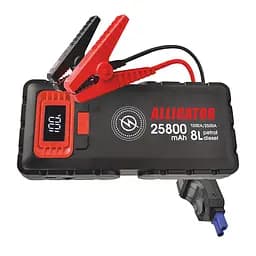 Бустер (пусковий пристрій) Alligator Jump Starter 1500A/2500A 25800mAh зі Smart-клемами та безпровідною зарядкою(JS848)