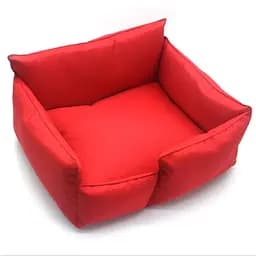 Лежак для собак Zoo-hunt Вояж прямокутний червоний №1 400х500х220 мм