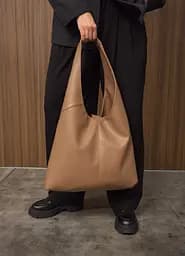 Жіноча сумка Sambag HOBO M кавовий 35 х 40 х 8 см (53200021) - мініатюра 6