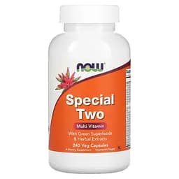 Вітаміни та мінерали NOW Special Two Multi, 240 вегакапсул