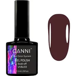 Гель-лак Canni 1034 темний каштан 7.3 мл