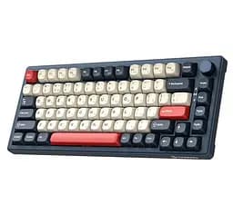 Клавиатура игровая механическая GamePro MK-266-BL Asgard Yord Keychron Super Red Switch Bluetooth 5.2/2.4 ГГц/USB Blue - мініатюра 2
