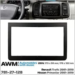 Перехідна рамка Renault Trafic, Nissan Primastar AWM 781-27-128 - мініатюра 5