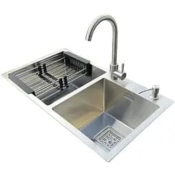 Комплект мийка + змішувач Romzha Arta Nova U-730D (A)