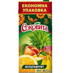 Напій соковий Соковита Мультифруктовий 1.93 л