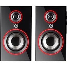 Акустическая система Defender 2.0 Solar 20 20Вт Bluetooth 5.0 + 3,5мм, RGB подсветка, черная