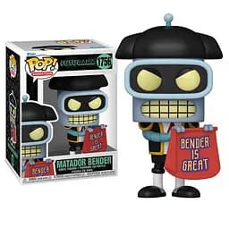 Фігурка Funko Pop Футурама Бендер Futurama Bender Matador 10 см FP F B 1756