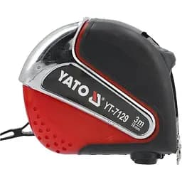 Рулетка Yato з магнітним наконечником і нейлоновим покриттям 3 м х 16 мм (YT-7129)