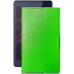 Чехол StatusCASE из экокожи для планшета Nomi Corsa 4 C070014 (Camera left) Зеленый