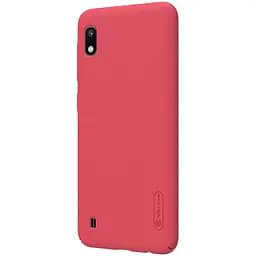 Чохол-накладка Nillkin Super Frosted Shield Case Samsung A10 Red - мініатюра 3
