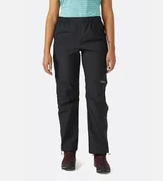 Штани-самоскиди Rab Downpour Eco Pants FZ Womens Short Leg 10 Чорний