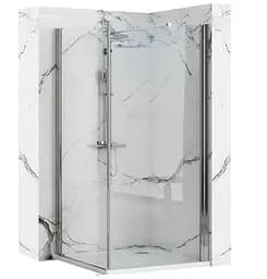Душова кабіна Rea Maxim 80x80 R REA-K0268, Хром, Права, прозорий