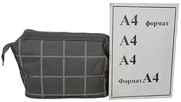 Косметичка дорожня EiE поліестер Сіра - мініатюра 6