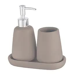 Комплект аксесуарів MILO дозатор/стакан/мильниця (08233)