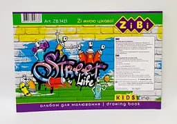 Альбом для малювання на скобі, 12 аркушів, 120 г/м2, KIDS Line ZB.1421 ZiBi (4823078946638) Вид 4 - мініатюра 2