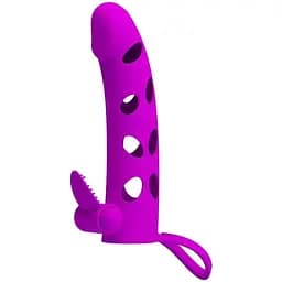 Насадка с вибрацией Pretty Love BI-026215-1, Фиолетовый