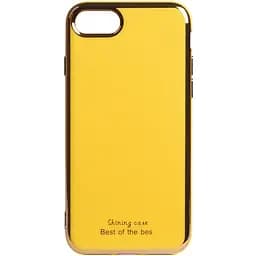 Чохол-накладка Toto Electroplate TPU 2 mm Case Apple iPhone 7/8/SE 2020 Yellow